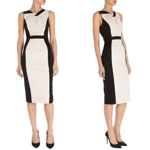 Karen Millen Graphic color block Midi Pencil Dress